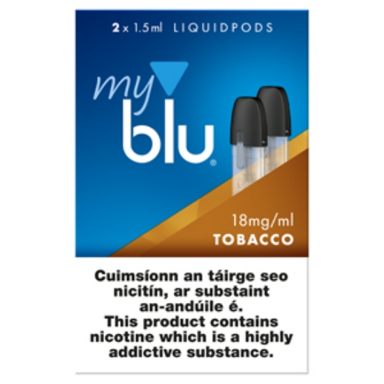 Picture of My Blu 18mg Tobacco Liquidpods 2pk x5